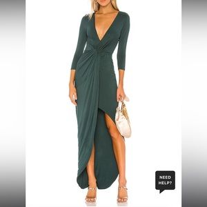 Revolve Sundance Maxi Dress in Everglade Green by Lovers and Friends